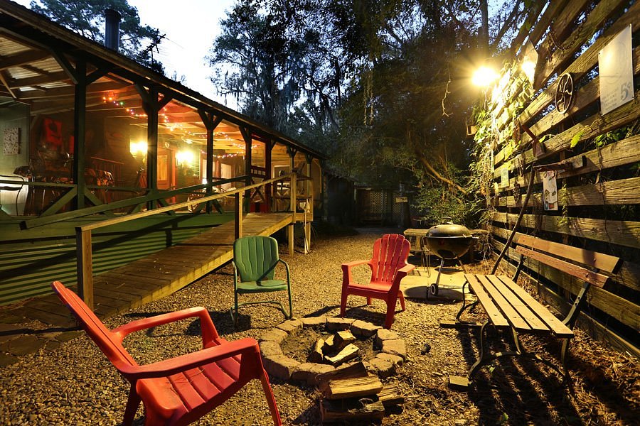 The Moonglow lodge firepit