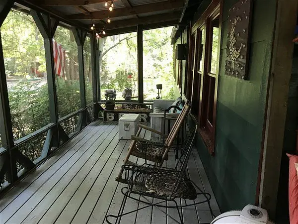 The front porch